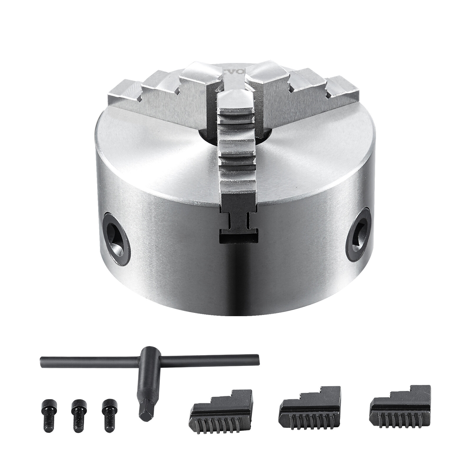 Mandrin de tour 160 mm à 3 mâchoires VEVOR pour fixer solidement les pièces de métal au perçage