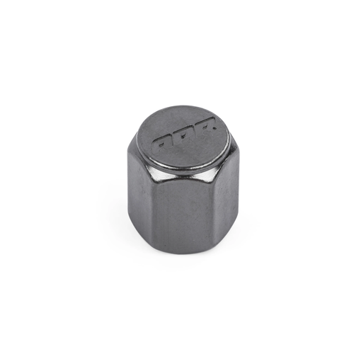 APR Stylish Valve Stem Caps in Gunmetal Finish Set of 4 | Aluminum Material - Picture 2 of 5