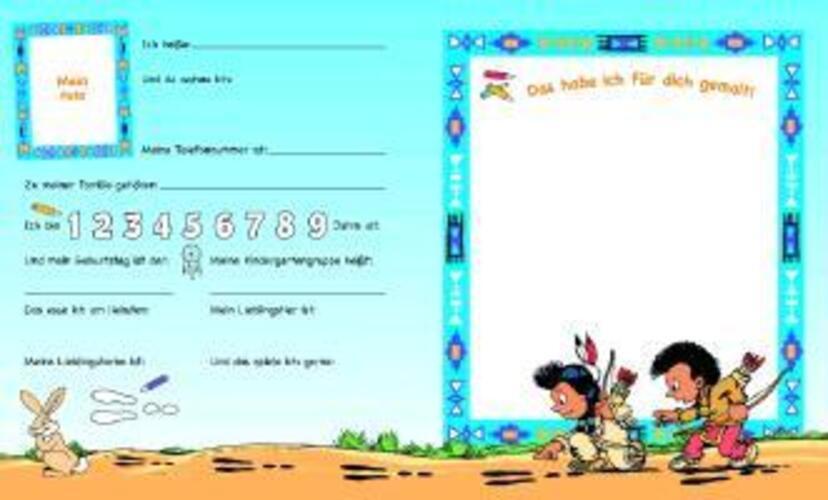 Thumbnail - Indianer Kindergartenfreundebuch Meine Kindergartenfreunde Panini Buch