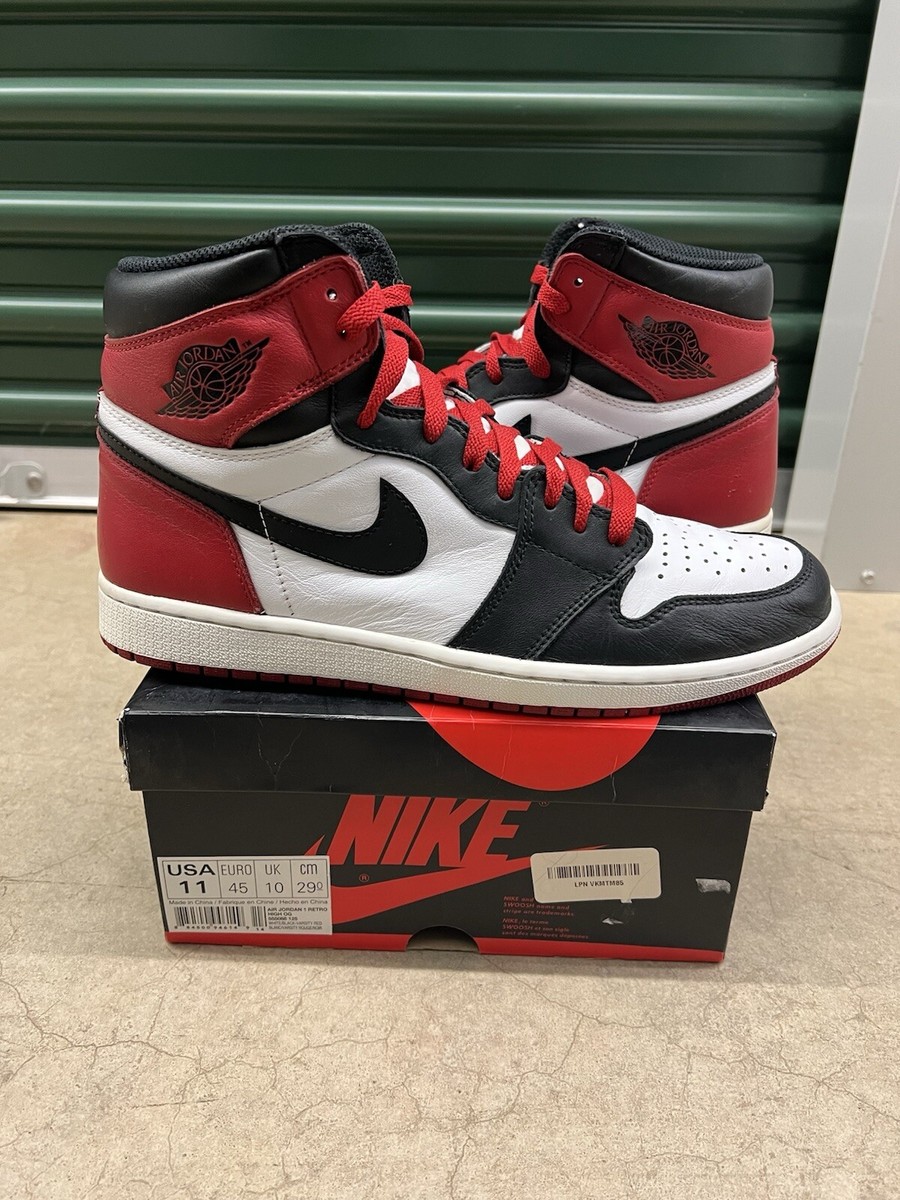 Jordan 1 Retro High OG Black Toe 2016 Size 11 CLEAN W/ Box Jordan 1 Retro High OG Black Toe 2016 Size 11 CLEAN W/ Box