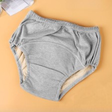 1PC Adult Incontinence Cloth Diaper Pants Reusable Waterproof Urine Leak-Proof