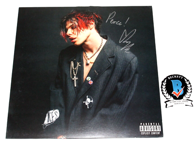 YUNGBLUD HAND SIGNED SELF TITLED ALBUM VINYL BECKETT COA WEIRD