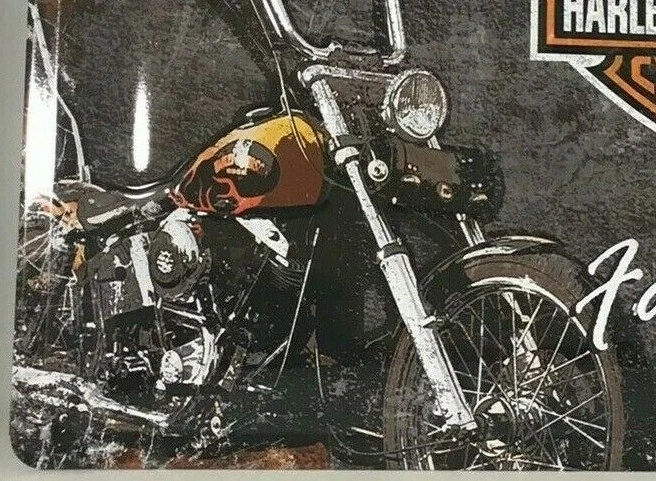 Harley Davidson ~ My Favourite Ride Tin Metal Embossed Sign 30 X 20 CM Licensed