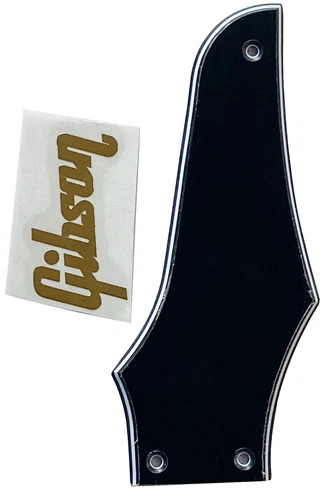 For Gibson Firebird Non-Reverse"Logo"Truss Rod Cover+Gold Decal Guitar Pickguar