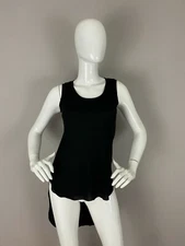 Thomas Wylde Black Side Slit T Shirt Size S