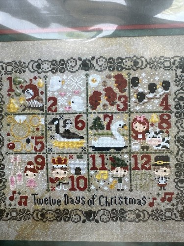 The Frosted Pumpkin Stitchery 12 Days Of Christmas Counted Cross Stitch Pattern - Picture 2 of 4