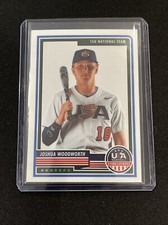 2023 Panini USA Baseball Stars & Stripes - #40 Joshua Woodworth (RC)