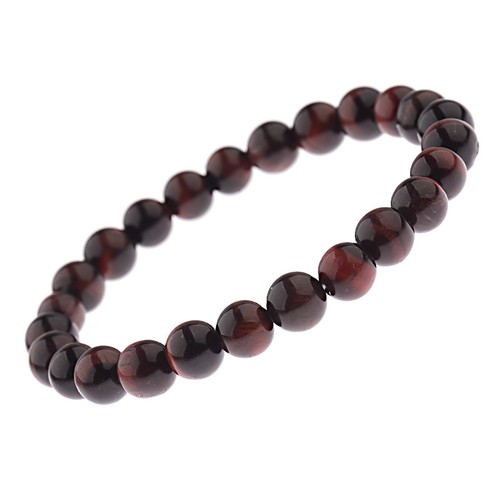 Natural Tiger Eye Bracelet Handmade Stone Tiger Eye Beads Bracelet for Men Women - Picture 21 of 37