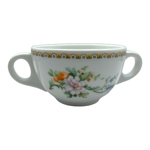 Heinrich Selb Bavaria H and Co. Floral Soup Cup Bowl and Saucer Germany - Picture 6 of 12