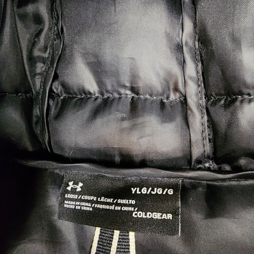 Under Armour Girl Youth Large YLG Cold Gear Puffer Hooded Winter Jacket - Bild 6 von 18