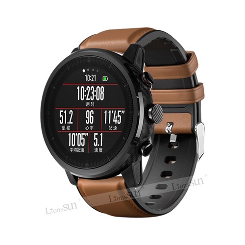 22mm Strap For Huawei Watch GT2 GT3 46mm Stainless Steel Leather Silicone Band - Picture 92 of 682