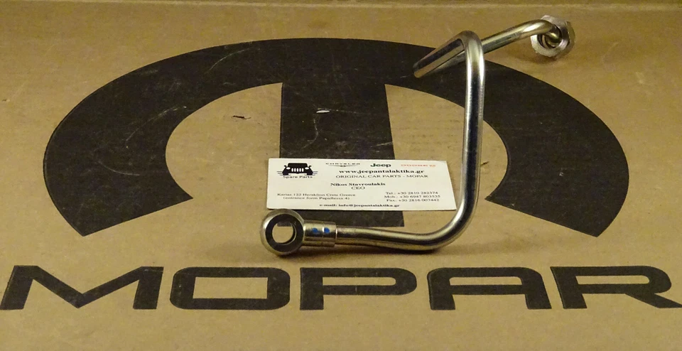 Línea de alimentación de aceite turbocompresor Jeep Liberty KJ 05-07 2.8CRD 5142607AA genuino Mopar Foto 3 de 4