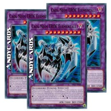 3x CAOS NEOS EROE ELEMENTALE (Elemental Hero Chaos Neos) Comune BLC1 IT140 • 1Ed