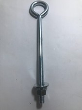 ZINC PLATED SCREW HOOK 8 INCH (M161)
