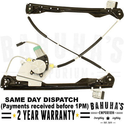 Ford Focus Mk1 Front Right Driver Side 4 Doors Window Regulator With 2 Pin Motor Ebay