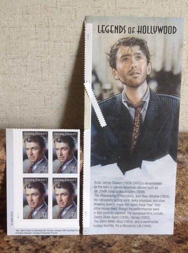 U.S. Assorted Postage Stamp Unused Sheets Lot of 5 Hollywood Stars - Picture 3 of 8