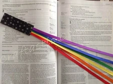 CUSTOM Bible bookmark ribbons, multi page book marker, hymnal, journal, tassel