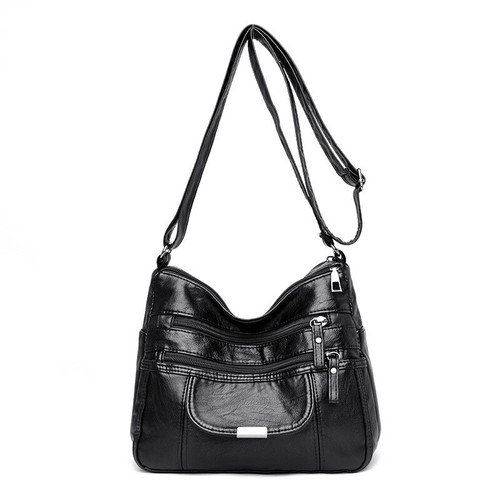 Lady PU Leather Organizer Purse Shoulder Bag Multiple Pockets Cross Body Handbag - Picture 16 of 20