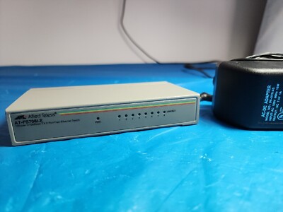 Allied Telesis AT-FS708LE-10 8-port 10/100Base-TX Fast Ethernet Switch