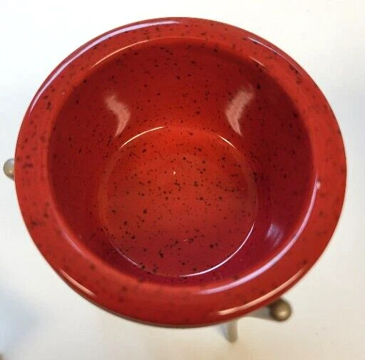 Pfaltzgraff butter warmer & candle Red ceramic  - Image 4 of 4