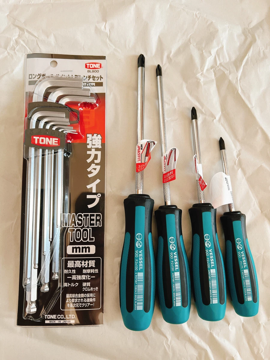 Vessel Megadora 900 Screwdriver 4 items TONE BL900 Long ball point