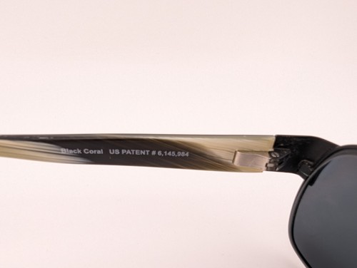 Maui Jim Brille, nur Gestell, MJ249-2M Schwarz Koralle, 65-16-115, Metall, Italy - Bild 8 von 20