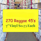 Reggae Vinyl Lot - 270 7” 45s Luciano, Beres Hammond, Sizzla, Capleton Unplayed