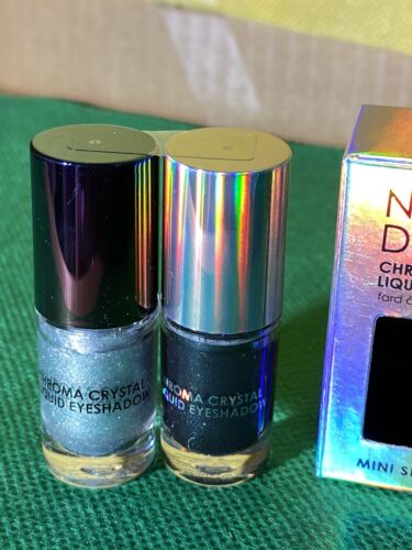 Natasha Denona Chroma Crystal Liquid Eyeshadow Mini Set 🦋 Disco & Space NIB - Picture 7 of 24