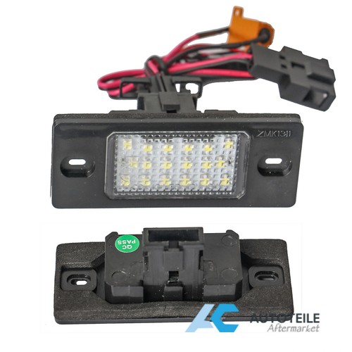Luces LED de matrícula VW Bora Variant 1J6 Golf Passat Tiguan 5N Touareg 7LA - Imagen 2 de 3