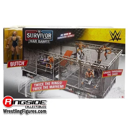 WWE Survivor Series TakeOver War Games Spielset mit Butch Actionfigur Spielzeug Toys - Bild 7 von 9