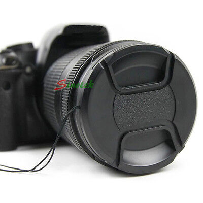 67mm Front Lens Snap-on Cap Hood Cover For Sony Canon Nikon Pentax Fuji uk