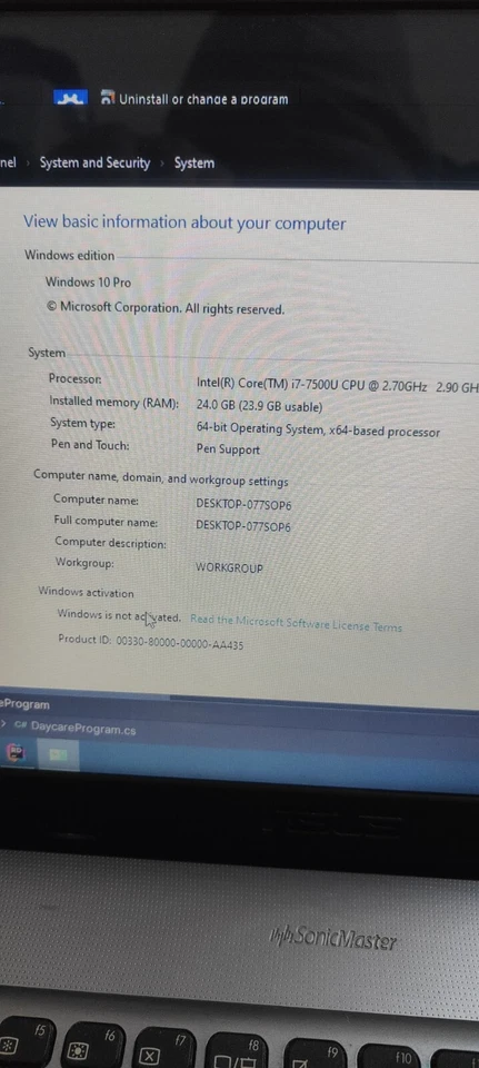 Asus X541U - Intel i7-7500U 24Gb Ram DDR4 - Bild 3 von 4