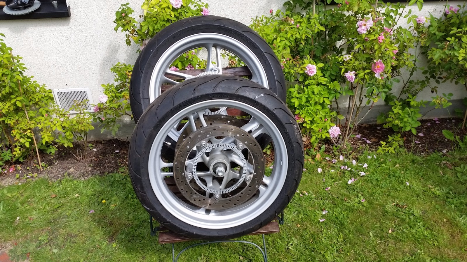BMW R1150 R1100 S R K1200 RS GT Vorderrad front-wheel MTH2 3.50x17 120/ ...