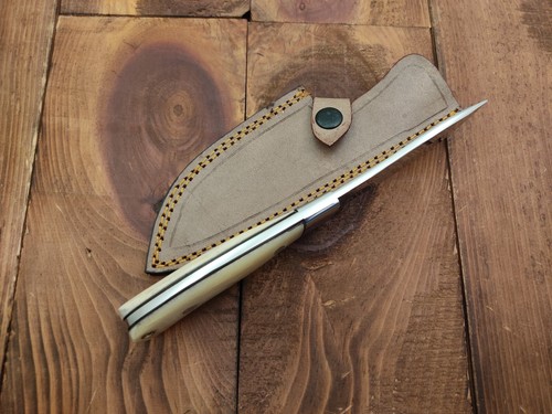 Custom Handmade 12c27 Steel Survival Camping Skinner Fixed Blade Hunting Knife - Picture 11 of 14