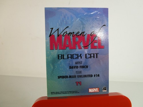 2008 WOMEN OF MARVEL INSERT EMBOSSED CHASE RITTENHOUSE BLACK CAT #T1 - Picture 7 of 12