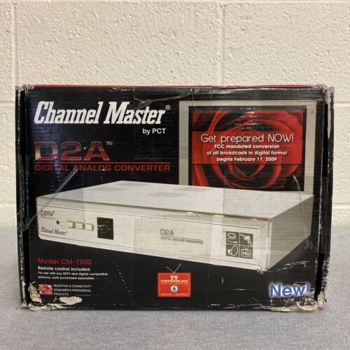 Channel Master CM-7000 HDTV D2A Analog Converter w/ Remote Control