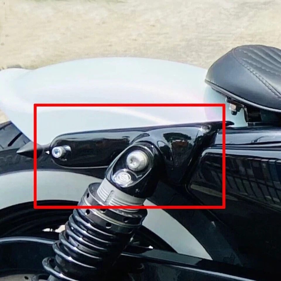 Soporte de guardabarros trasero corto para Harley Sportster 883 1200 48 72 Foto 2 de 4