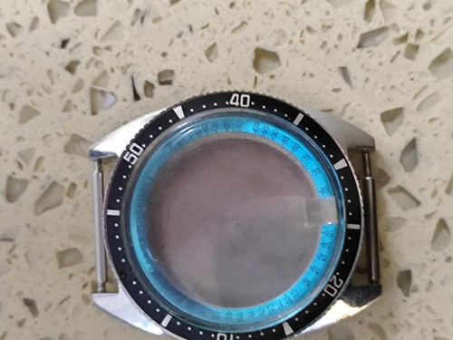 1970s VINTAGE DIVER MONDAINE Automatic 200 M SWISS CASERef 10236 NOS Rear - Picture 11 of 12
