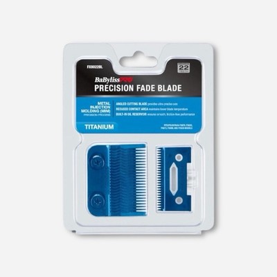 BaByliss Pro MIM Blue Haarschneidemaschine Precision Fade Blade Titanium FX8022BL