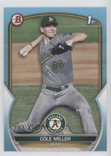 2023 Bowman Draft Sky Blue 233/499 Cole Miller #BD-51 0y2q