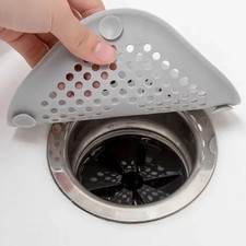 Silicone Sink Drain Strainer Hair Catcher Plug Stopper Kitchen Bathroom Shower