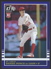 Daniel Ponce de Leon #222 2019 Donruss Holo Purple St. Louis CardinalsRC Rookie