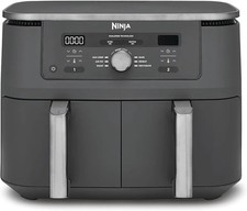 Ninja DZ400UK Ninja 9.5 litre MAX 6-in-1 Dual Zone Air Fryer - Gun Metal Grey