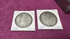 Morgan 1884 Silver Dollar $1 Coins Circulated Lot of 2