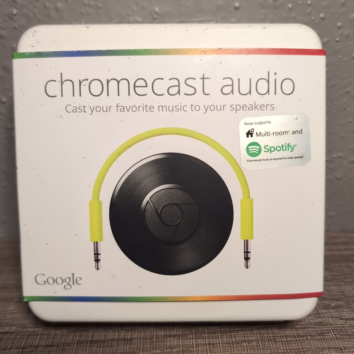 【未使用】Google Chromecast Audio Google Chromecast Audio - Gloss Black, J42R-UXGA : Amazon.sg