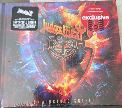 JUDAS PRIEST: INVINCIBLE SHIELD CD DELUXE TARGET EXCLUSIVE BONUS TRACKS NEW