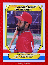 1987 Fleer Award Winners Ozzie Smith #38 HOF - Cardinals- 10+ Items Ship FREE!