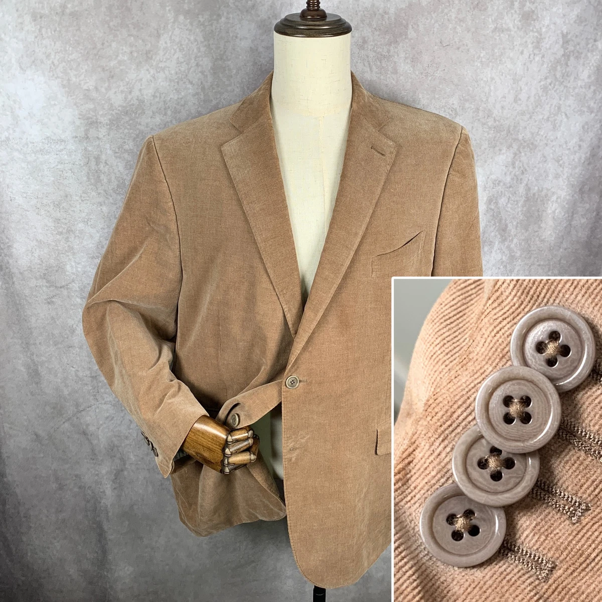 Ermenegildo Zegna 灯芯绒西装外套男| eBay