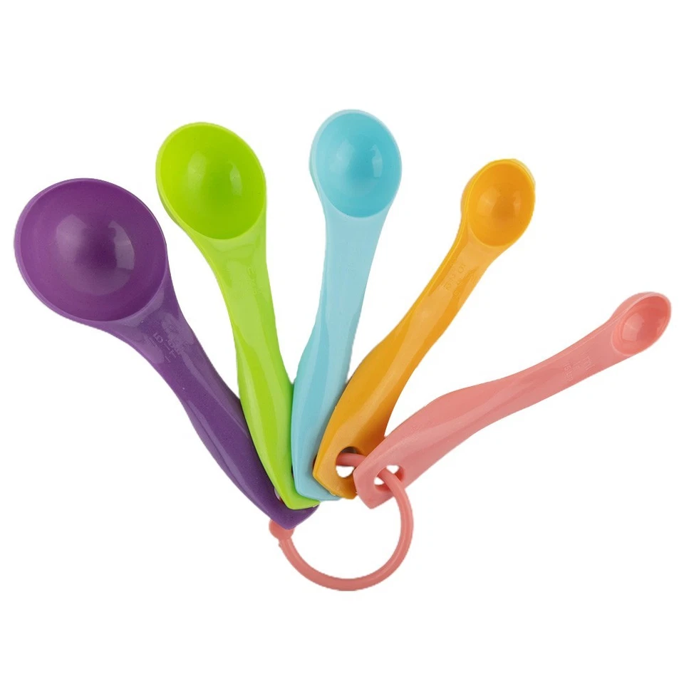 Measuring Spoon Teaspoon Coffee Colorful Cooking Kitchen Tool Tablespoons - Image 3 of 4