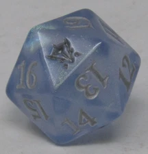 MTG Dragons of Tarkir Blue Transparent Spindown Dice